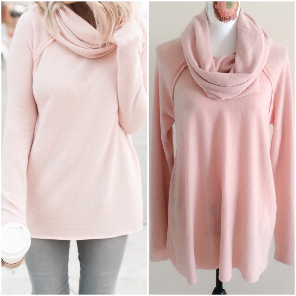 Cozy Cowl Neck Top NWT - Picture 2 of 5